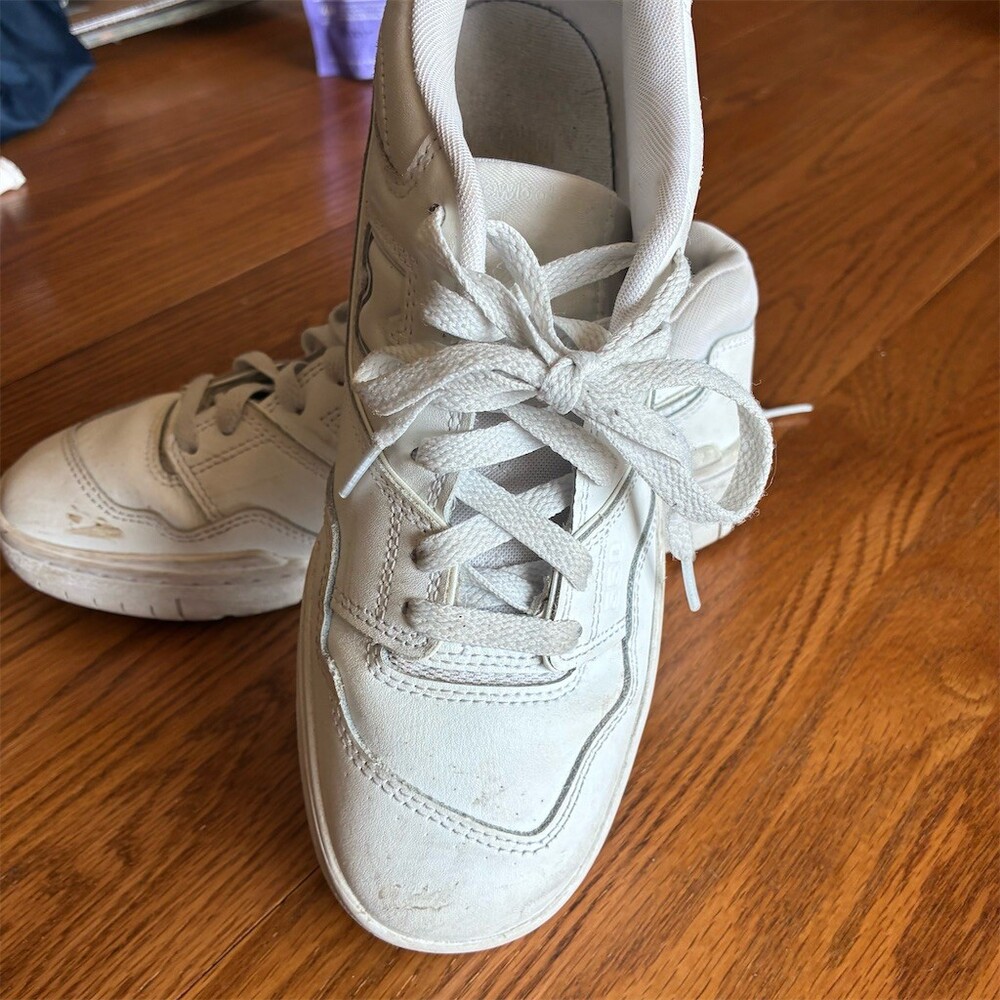 New Balance 550 Low Top Sneakers Unisex White Lace Up Retro - Picture 2 of 7